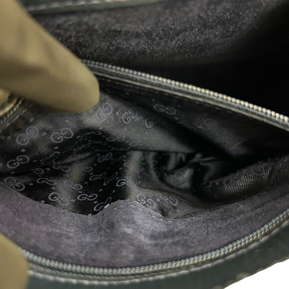 GUCCI Blue Leather Shoulder Bag - Picture 10 of 10